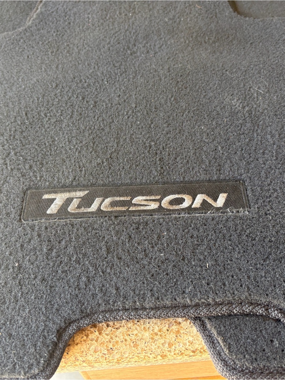 Hyundai Black Carpet Floor Mat - Branded Tuscon 2021